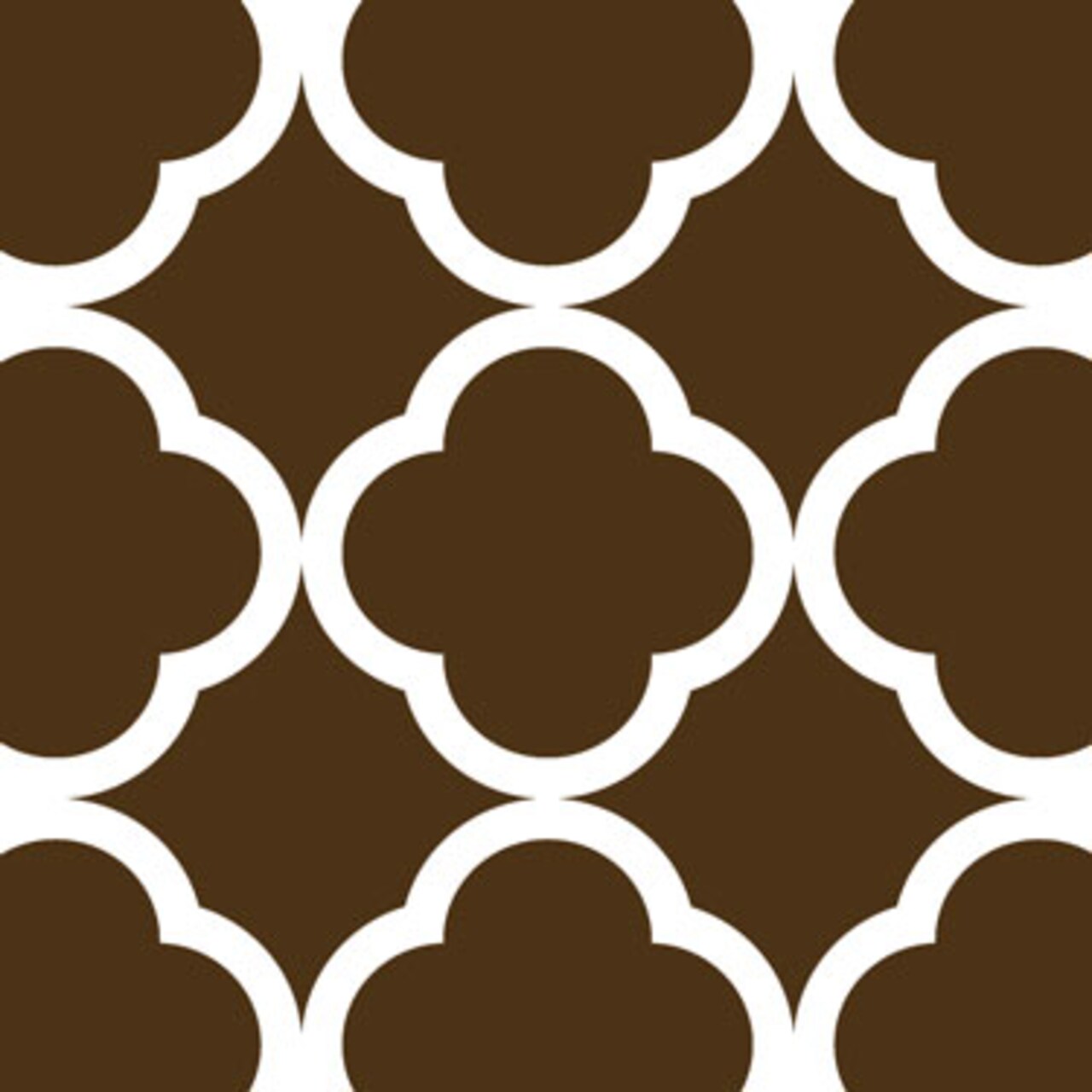 Large Quatrefoil Wall Stencil | 3641 by Designer Stencils | Pattern Stencils |